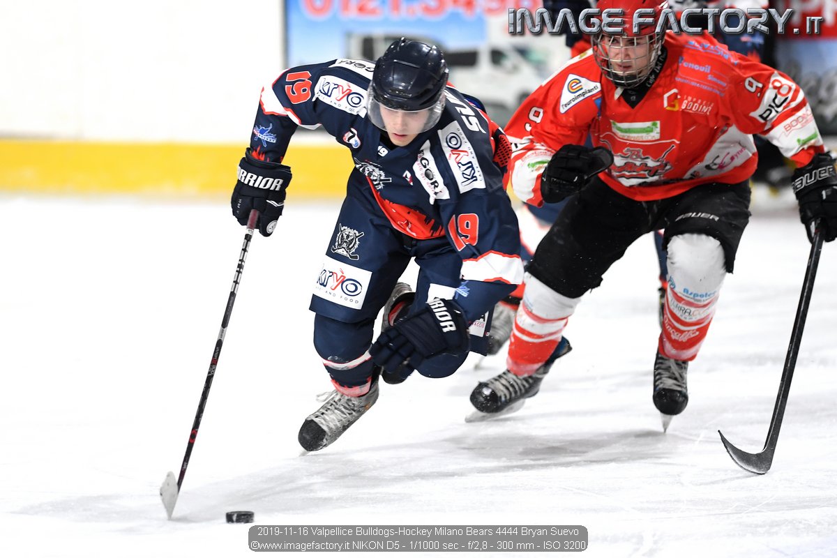 2019-11-16 Valpellice Bulldogs-Hockey Milano Bears 4444 Bryan Suevo